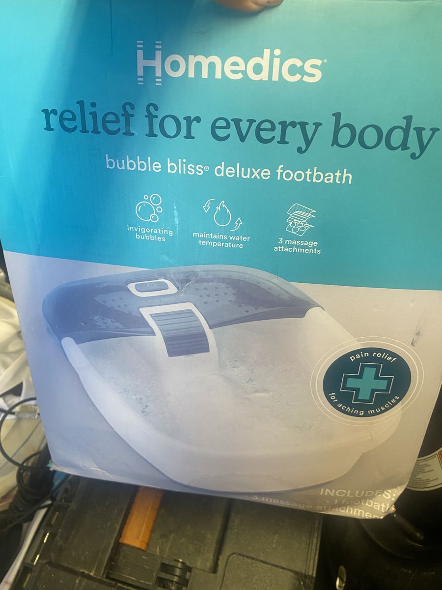 Homedics Bubble Bliss Deluxe Footbath