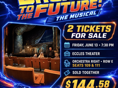 Back to the Future: The Musical at the Eccles Theater