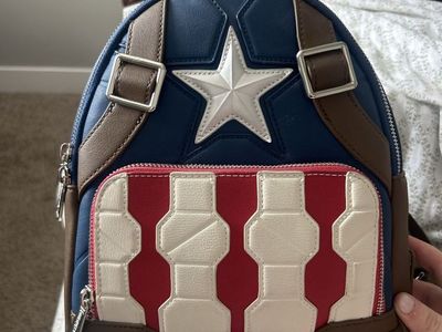 *OFFICIAL* Loungefly Marvel Captain America The Living Legend Mini Backpack