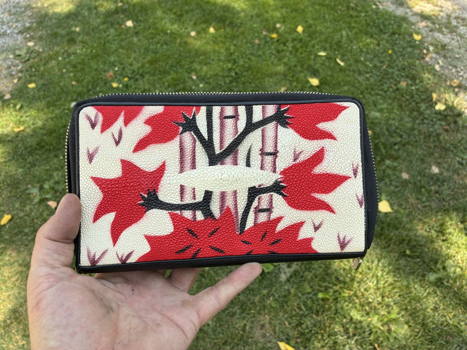 New Genuine Stingray leather women’s Wallet 