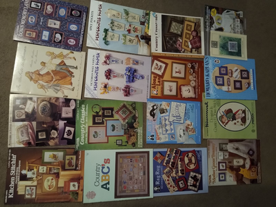 Counted Cross Stitch Books / Patterns - Vintage
