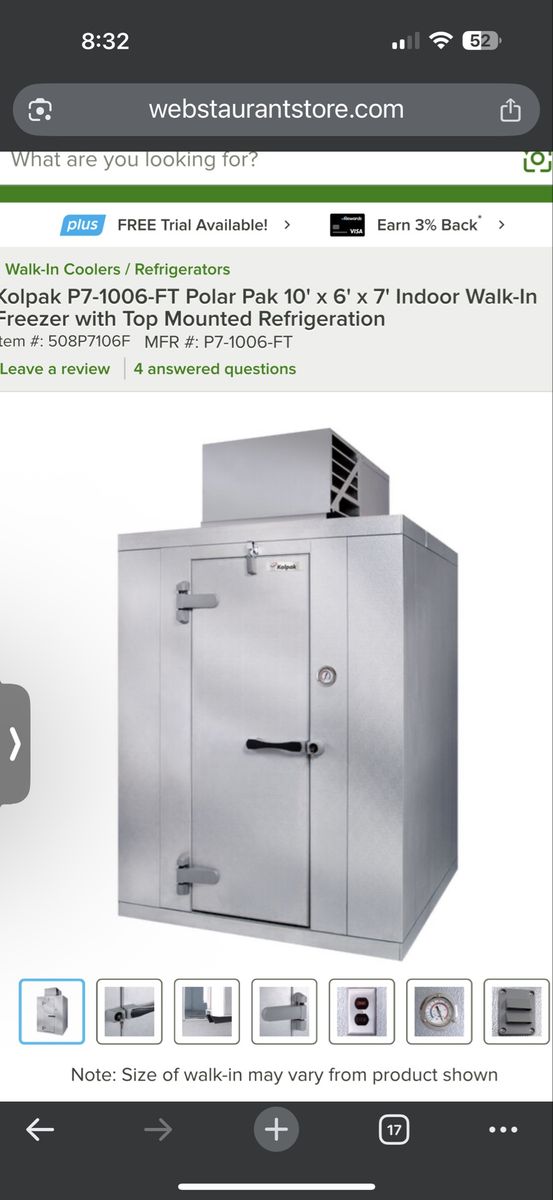 Restaurant  kopal walking freezer
