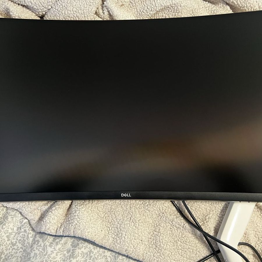 Curved Dell Monitor