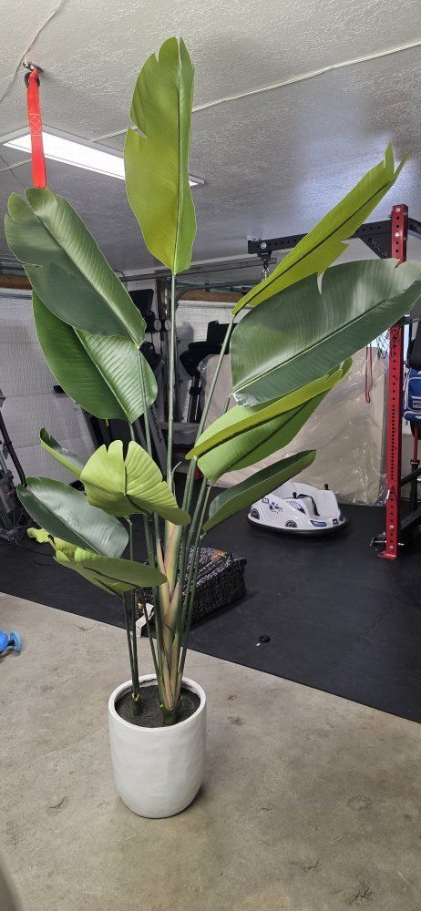 artificial 7ft birds of a paradise plant
