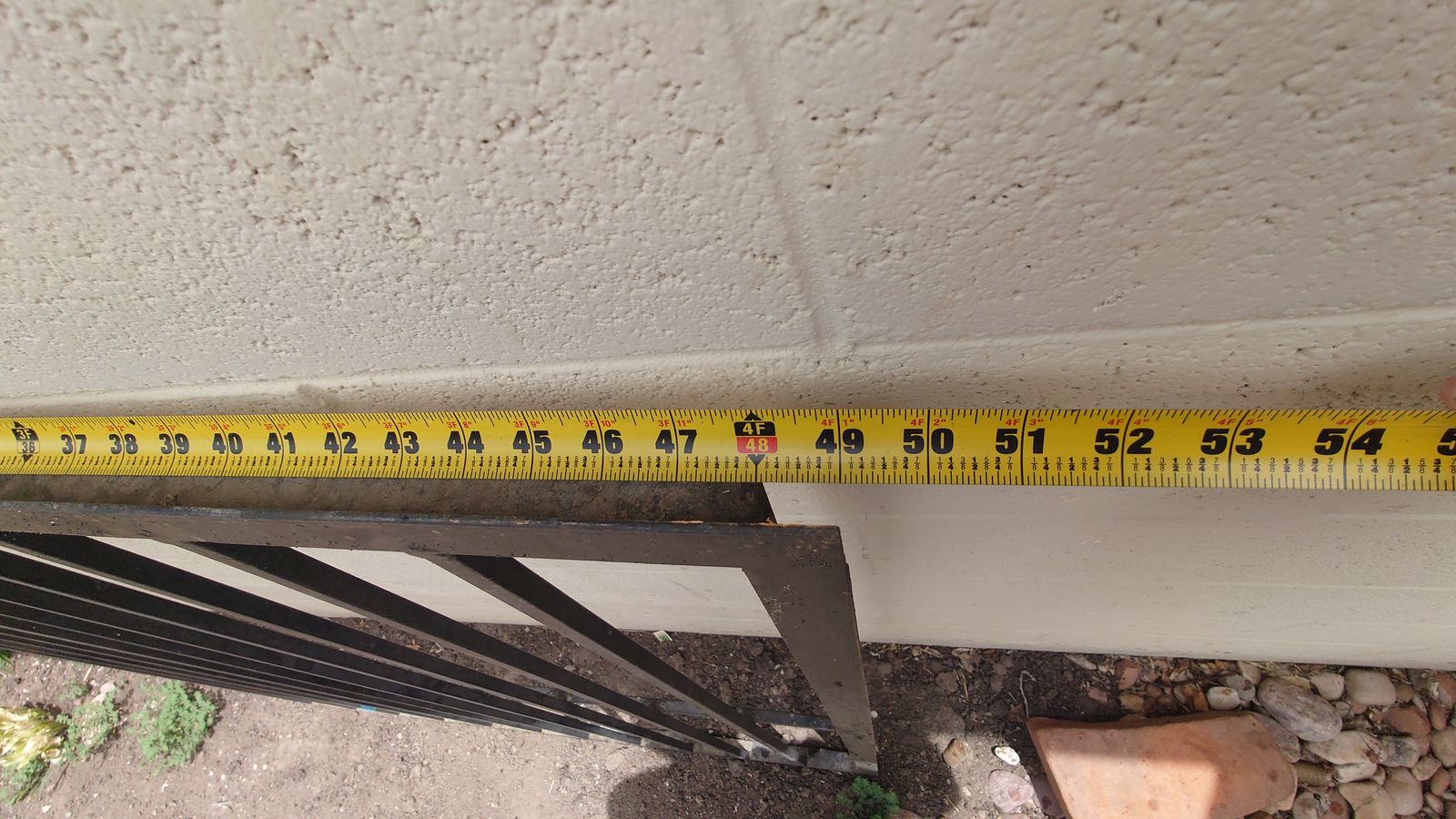 Wrought iron window bars