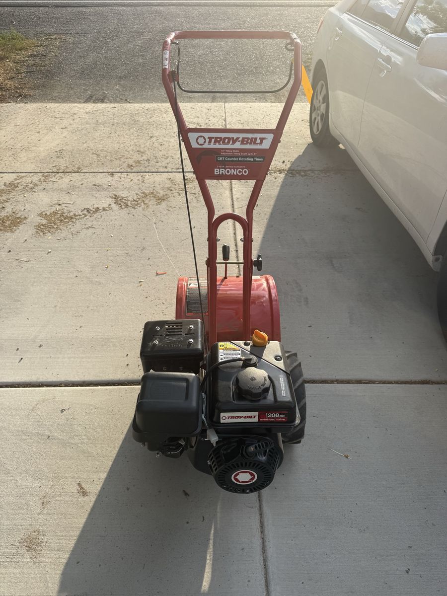 Troy-Bilt Bronco CRT Rear-Tine Tiller - 208cc, Gas-Powered