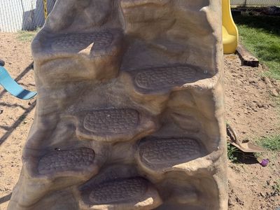 Playground rock wall