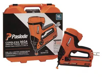 Paslode Lithium-Ion Battery 16-Gauge Angled Cordless Finished Air Tool Nailer