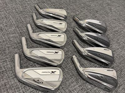 Callaway X Forged/Apex MB Forged 18’ Combo Iron Head Set 3-PW - Excellent + Extra Head