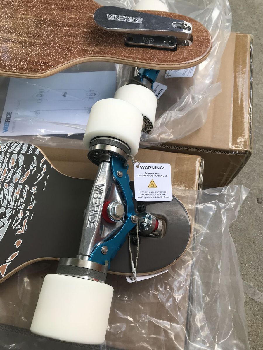 Vibe ride brake board longboard with disc brake's