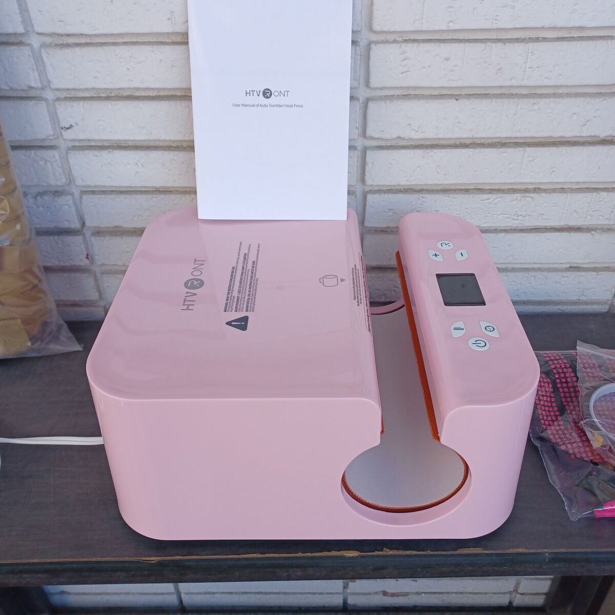 Tumbler heat press machine