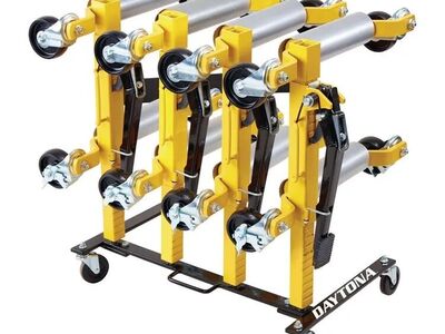 Rack Storage And 2 Dollyes 1300 Lbs Each