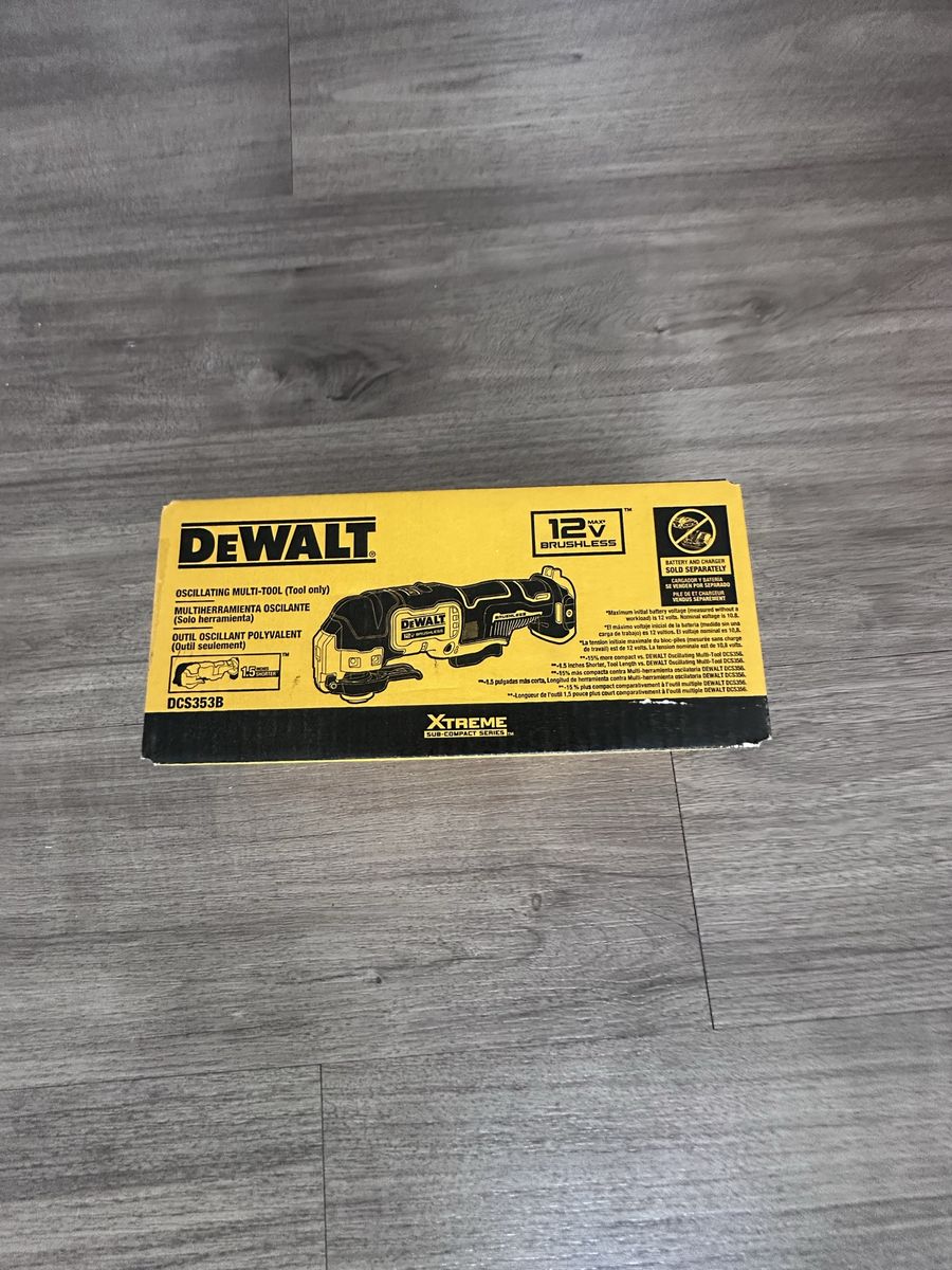DEWALT DCS353B 12V XTREME Brushless Cordless Oscillating Multi-Tool (Tool Only)
