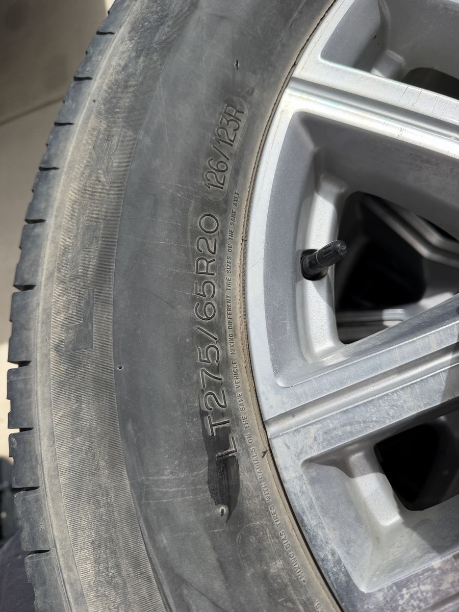275/65R20 GMC Sierra Duramax Wheels & Tires