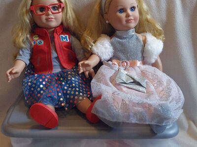 2 My Life Dolls & Accessories, Great Condition!