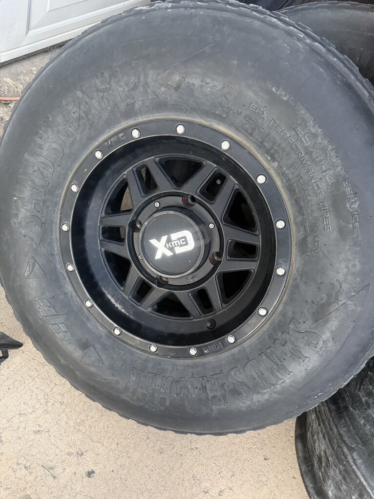 XD WHEELS  with  Sandslinger Paddles