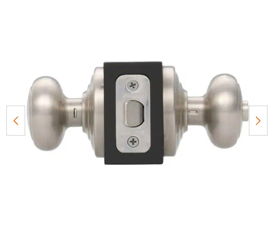 Schlage Andover Satin Nickel Privacy Bed/Bath Door