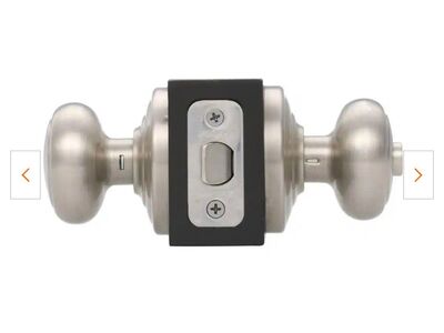 Schlage Andover Satin Nickel Privacy Bed/Bath Door