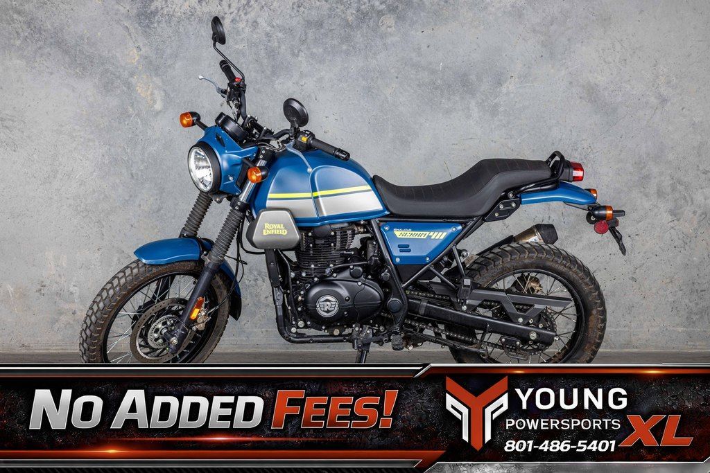 2023 Royal Enfield Scram 411 Graphite Blue