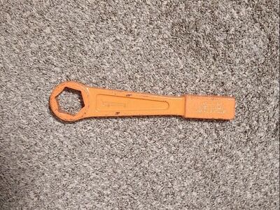 18H58 - Box Striking Wrench 6 Point Straight Handle HD Safety Orange - 1-13/16Inch