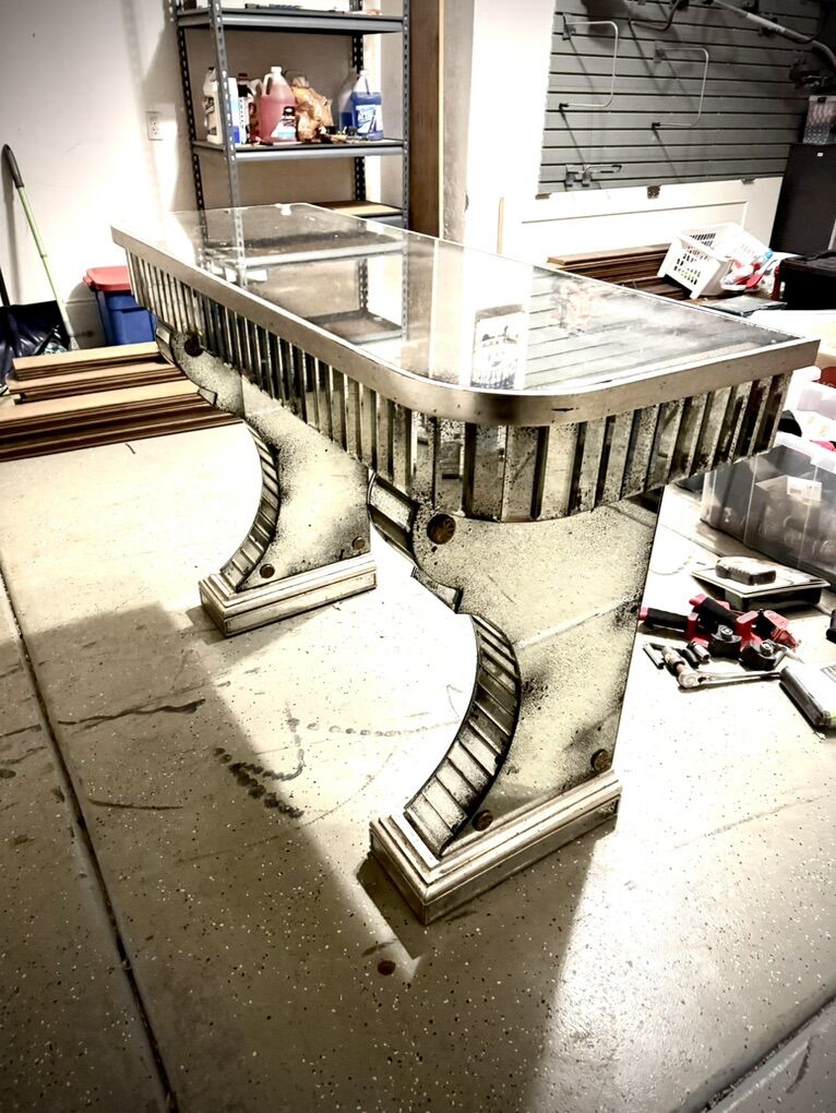 Designer Mirrored Table