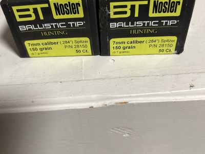 7mm Nosler 150 Gr Btips