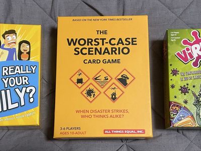 Family Fun Card Game Bundle: Do You Really Know Your Family?, Worst-Case Scenario, and Virus!