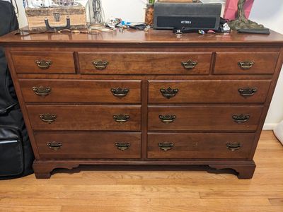 Vintage hardwood dresser OBO