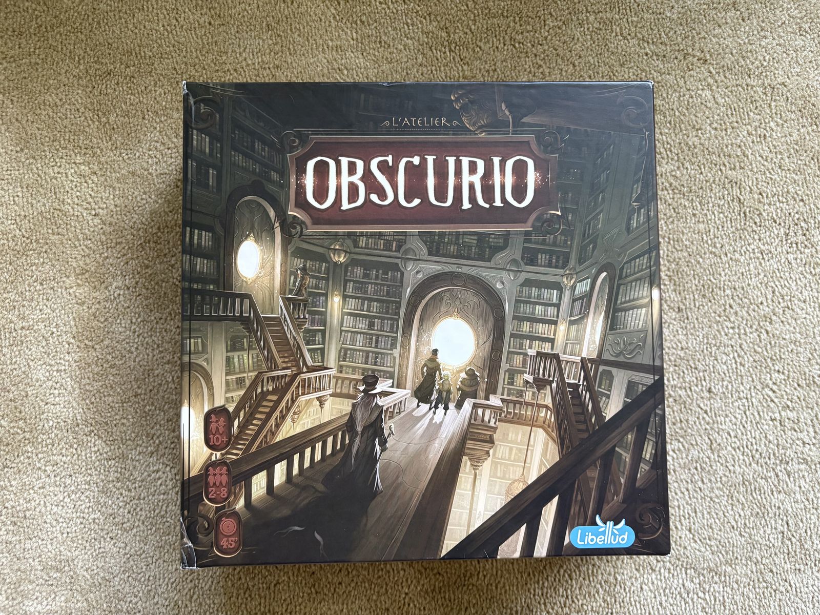 COMPLETE Obscurio Board Game