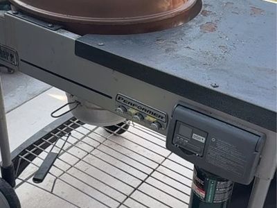 Weber Performer Deluxe Charcoal Grill with Touch-N-Go Gas Ignition - Copper