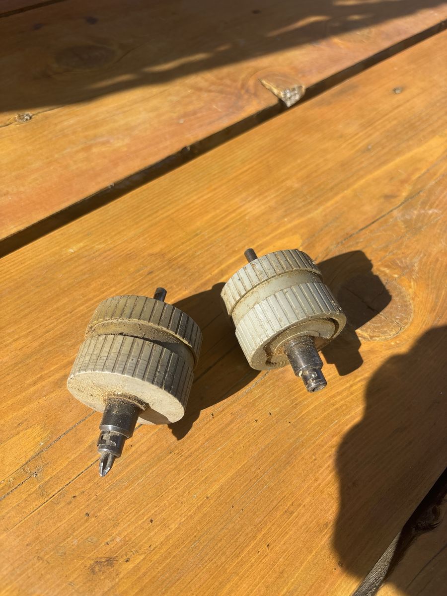Set of 2 Vintage Screw Driver / Drill Tool Attachments