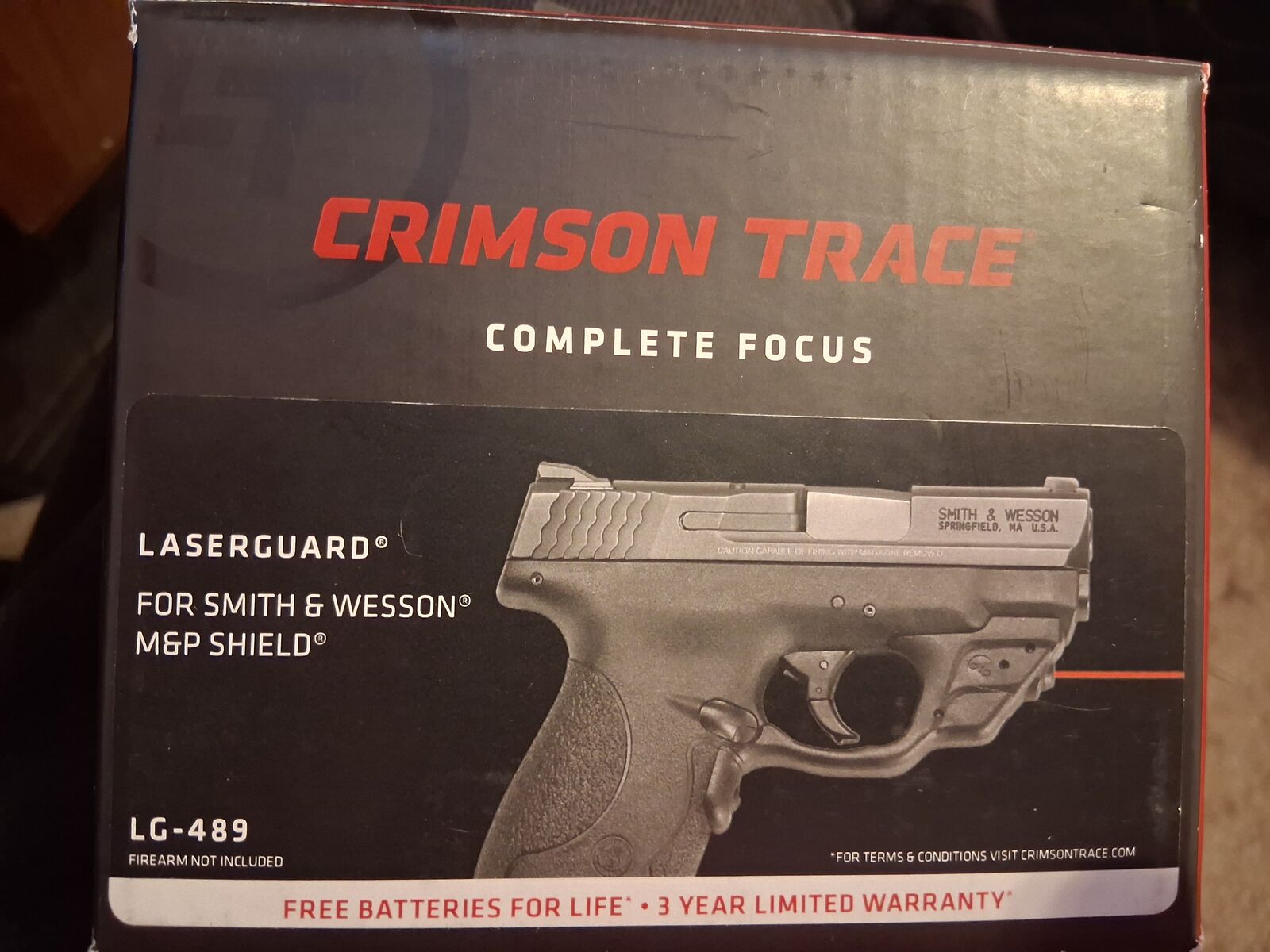 Crimson Trace LG-489 Laser for Smith & Wesson M&P Shield
