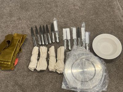 Vintage silver-plated silverware 80-piece set