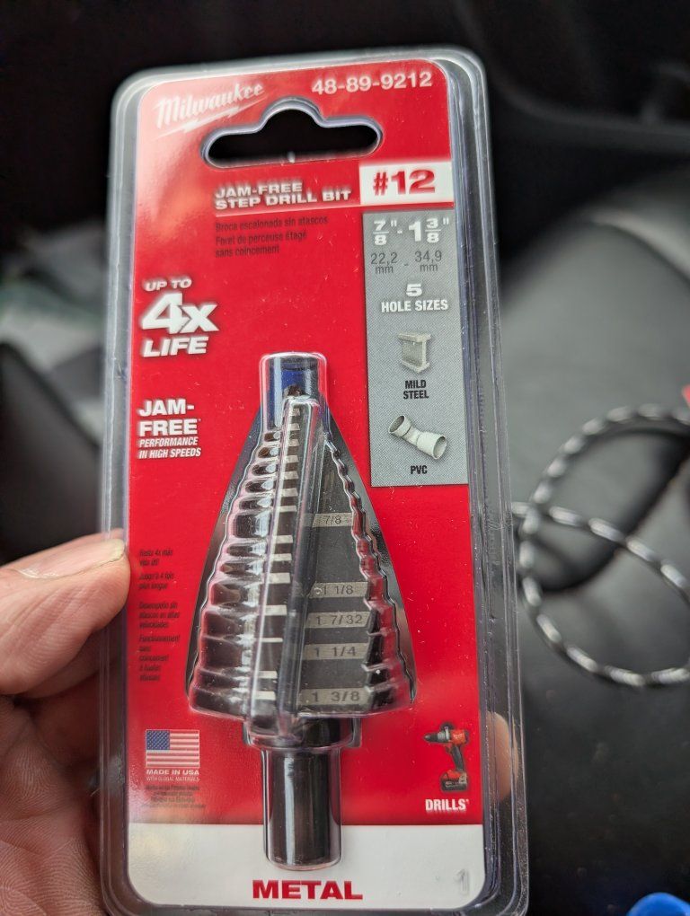 Milwaukee Step Drill bit