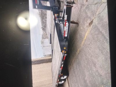 20' deckover flatbed trailer