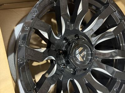 Fuel Off-Road Black Milled Wheels - New in Box (Set of 6)