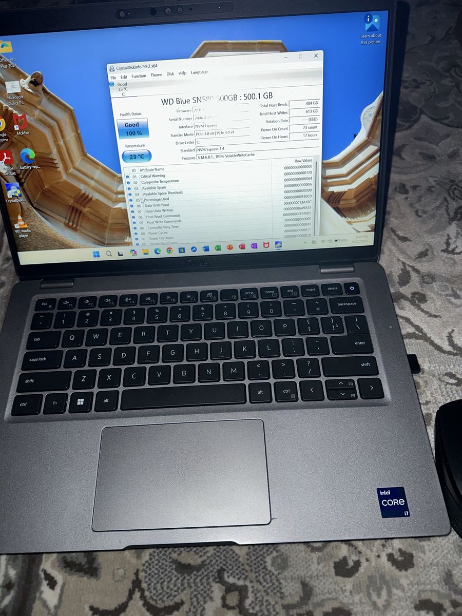 Dell Touch 5430 Laptop i7 Core 12th Gen 24 GB RAM 512 GB SSD Extra Mouse