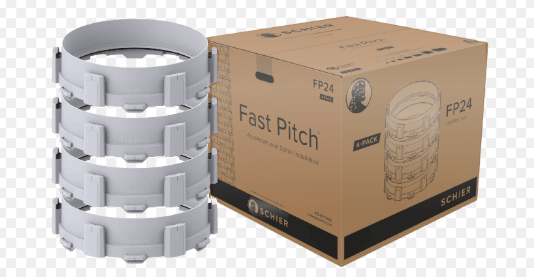 Schier FP24 Fast Pitch Riser 4-Pack