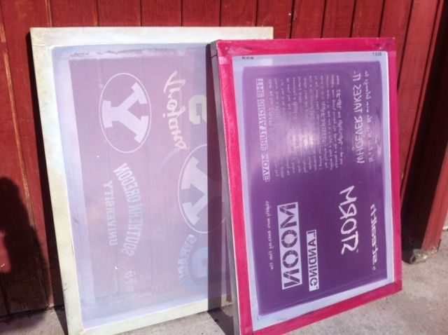 Screens for screen printing