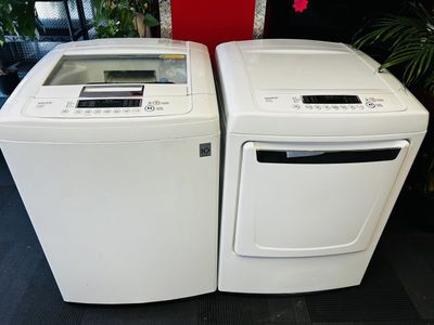 Lg Hydro Shield Electric Top Load Set