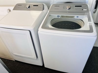 Samsung top load washer and dryer set