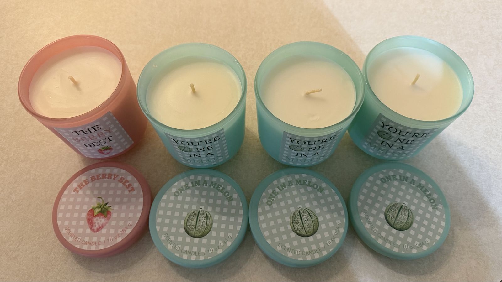 Scented candles