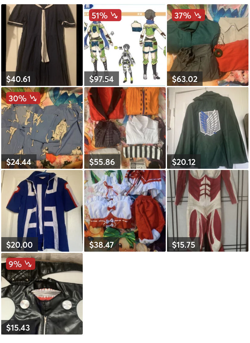 Anime Costume Cosplay