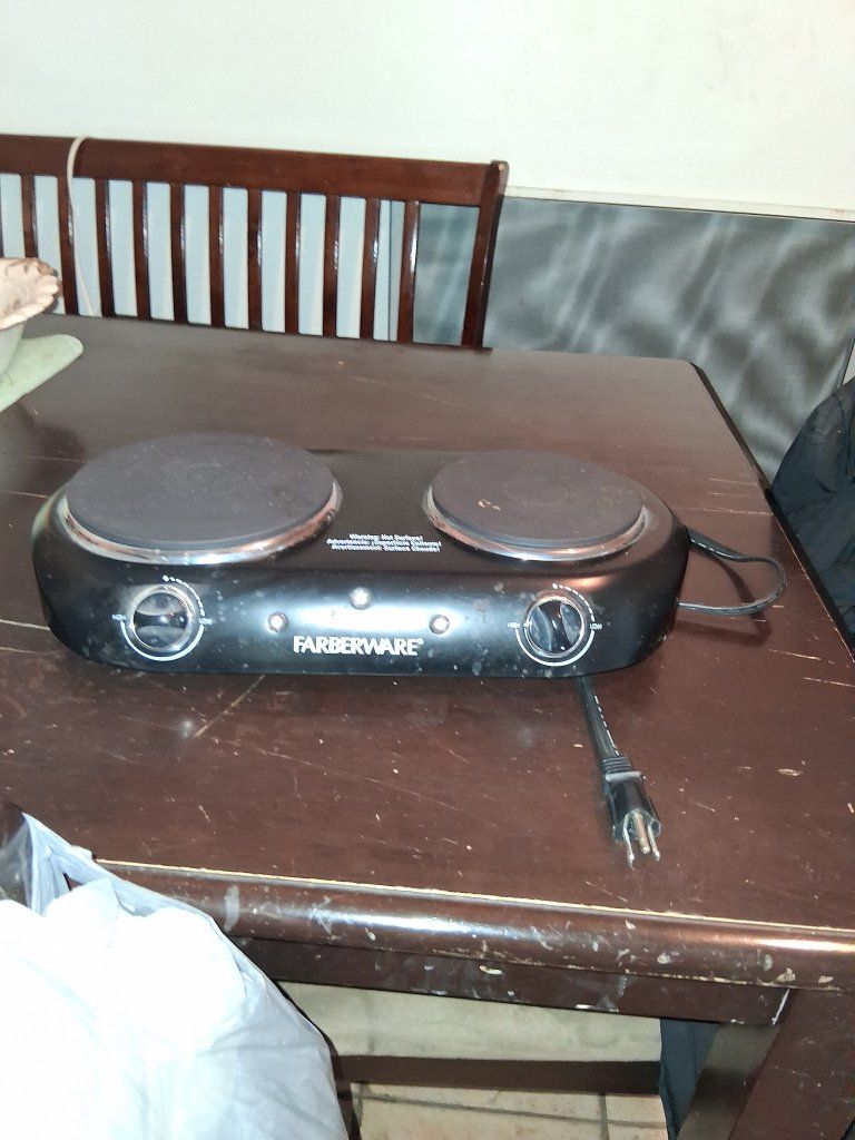 Farberware Double Electric Burner Countertop Hot Plate