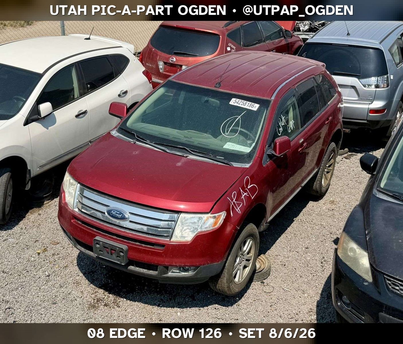 Just In! 2008 Ford Edge Parts - UTPAP Ogden
