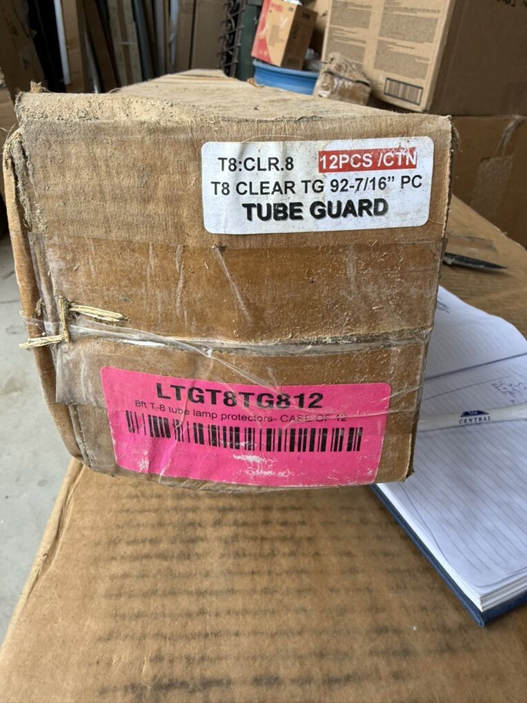 12 New T8 Lamp Tube Guards Cover