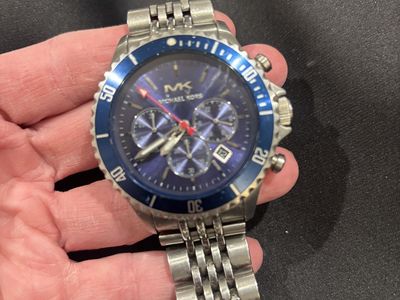 Sterling silver Michael Kors Watch