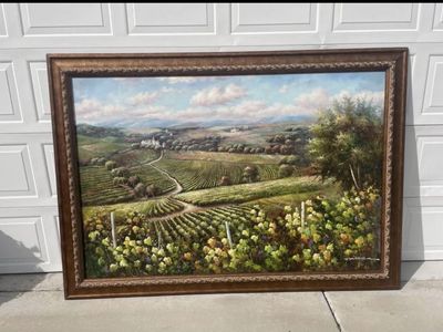 Vineyard Landscape by R. W. Hedge