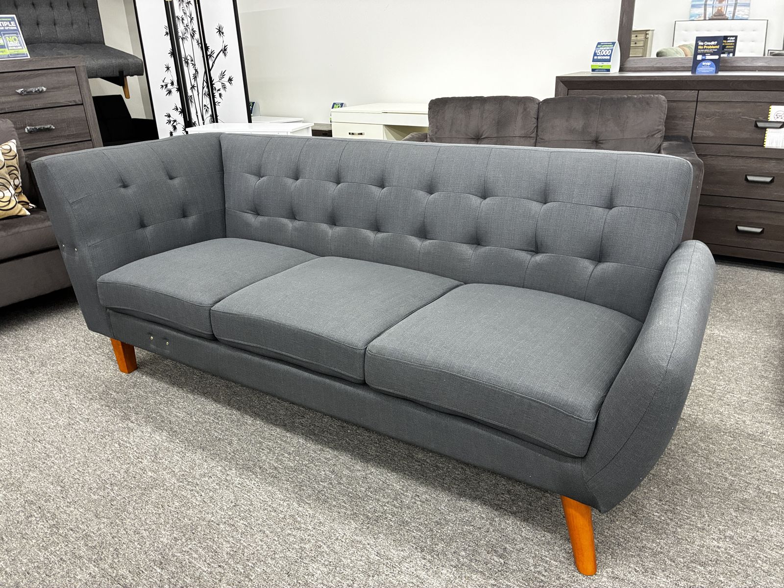Brand New half piece of a sectional - CLEARANCE