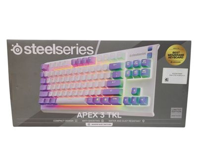 SteelSeries Apex 3 TKL Limited Edition Amethyst Keyboard - New Sealed